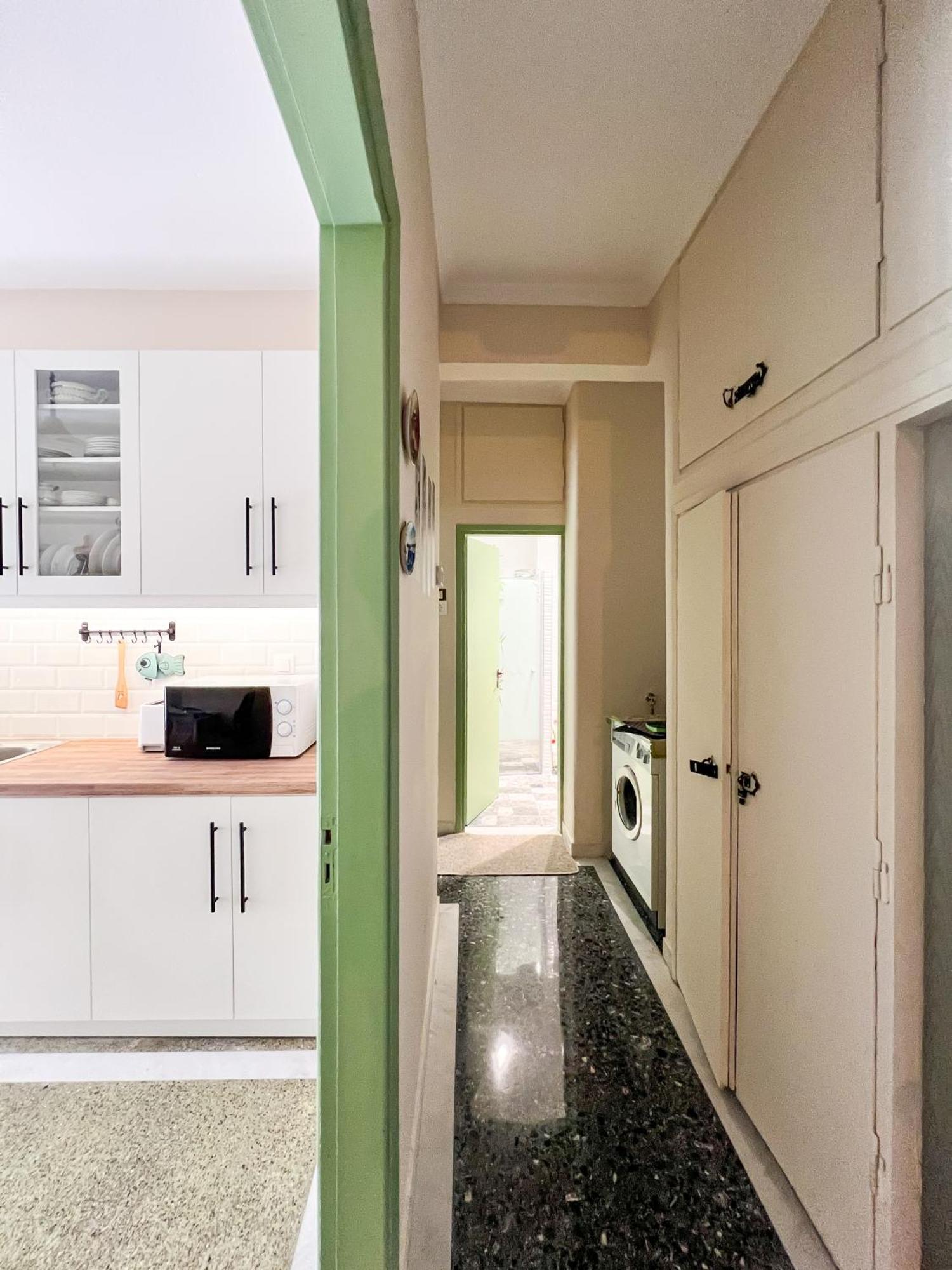 Sonia'S Skg 3 Bedroom Family Apartment - Near Metro Szaloniki Kültér fotó